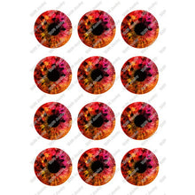 Load image into Gallery viewer, 24pcs/lot Round Glass Cabochon 10mm 12mm 14mm 16mm 18mm 20mm 25mm Demo Flat Back for Hand Made Diy Jewelry Findings T099