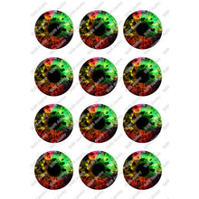 Load image into Gallery viewer, 24pcs/lot Round Glass Cabochon 10mm 12mm 14mm 16mm 18mm 20mm 25mm Demo Flat Back for Hand Made Diy Jewelry Findings T099