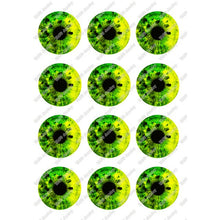 Load image into Gallery viewer, 24pcs/lot Round Glass Cabochon 10mm 12mm 14mm 16mm 18mm 20mm 25mm Demo Flat Back for Hand Made Diy Jewelry Findings T099