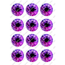 Load image into Gallery viewer, 24pcs/lot Round Glass Cabochon 10mm 12mm 14mm 16mm 18mm 20mm 25mm Demo Flat Back for Hand Made Diy Jewelry Findings T099