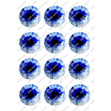 Load image into Gallery viewer, 24pcs/lot Round Glass Cabochon 10mm 12mm 14mm 16mm 18mm 20mm 25mm Demo Flat Back for Hand Made Diy Jewelry Findings T099