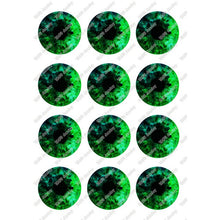 Load image into Gallery viewer, 24pcs/lot Round Glass Cabochon 10mm 12mm 14mm 16mm 18mm 20mm 25mm Demo Flat Back for Hand Made Diy Jewelry Findings T099