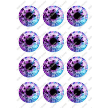 Load image into Gallery viewer, 24pcs/lot Round Glass Cabochon 10mm 12mm 14mm 16mm 18mm 20mm 25mm Demo Flat Back for Hand Made Diy Jewelry Findings T099