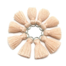 Load image into Gallery viewer, GUFEATHER L46/ 2cm Tassel/cotton tassel bursh/accessories jewelry/jewelry making/DIY/hand made jewelry/Earring tassels/bag loop