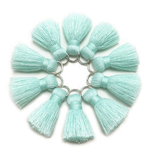 Load image into Gallery viewer, GUFEATHER L46/ 2cm Tassel/cotton tassel bursh/accessories jewelry/jewelry making/DIY/hand made jewelry/Earring tassels/bag loop