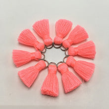 Load image into Gallery viewer, GUFEATHER L46/ 2cm Tassel/cotton tassel bursh/accessories jewelry/jewelry making/DIY/hand made jewelry/Earring tassels/bag loop