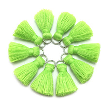 Load image into Gallery viewer, GUFEATHER L46/ 2cm Tassel/cotton tassel bursh/accessories jewelry/jewelry making/DIY/hand made jewelry/Earring tassels/bag loop