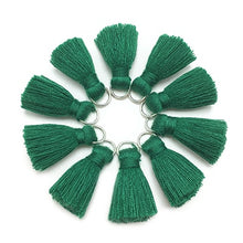 Load image into Gallery viewer, GUFEATHER L46/ 2cm Tassel/cotton tassel bursh/accessories jewelry/jewelry making/DIY/hand made jewelry/Earring tassels/bag loop