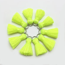 Load image into Gallery viewer, GUFEATHER L46/ 2cm Tassel/cotton tassel bursh/accessories jewelry/jewelry making/DIY/hand made jewelry/Earring tassels/bag loop