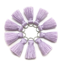Load image into Gallery viewer, GUFEATHER L46/ 2cm Tassel/cotton tassel bursh/accessories jewelry/jewelry making/DIY/hand made jewelry/Earring tassels/bag loop