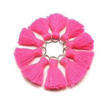 Load image into Gallery viewer, GUFEATHER L46/ 2cm Tassel/cotton tassel bursh/accessories jewelry/jewelry making/DIY/hand made jewelry/Earring tassels/bag loop