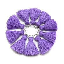 Load image into Gallery viewer, GUFEATHER L46/ 2cm Tassel/cotton tassel bursh/accessories jewelry/jewelry making/DIY/hand made jewelry/Earring tassels/bag loop