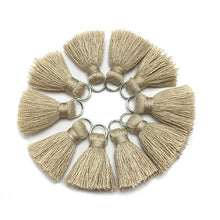 Load image into Gallery viewer, GUFEATHER L46/ 2cm Tassel/cotton tassel bursh/accessories jewelry/jewelry making/DIY/hand made jewelry/Earring tassels/bag loop
