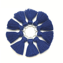 Load image into Gallery viewer, GUFEATHER L46/ 2cm Tassel/cotton tassel bursh/accessories jewelry/jewelry making/DIY/hand made jewelry/Earring tassels/bag loop